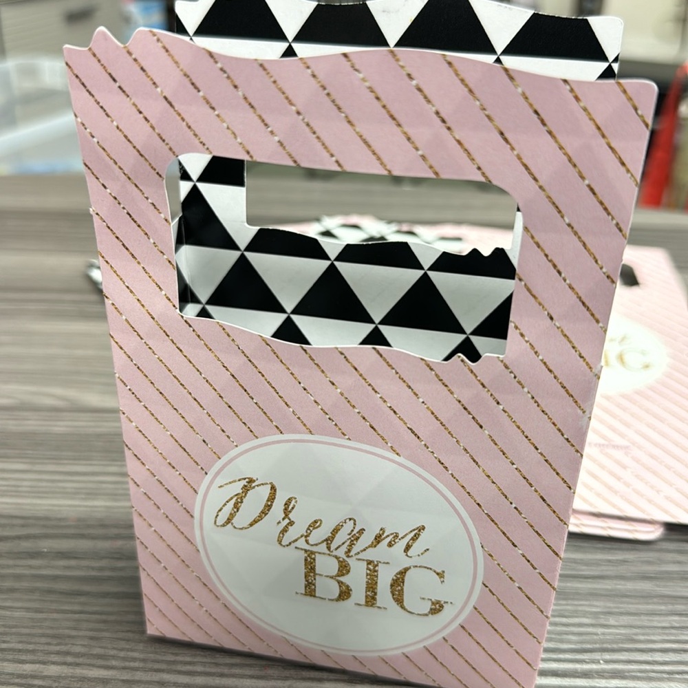 Big Dot of Happiness Dream Big Follow Your Dreams treat box party favor box